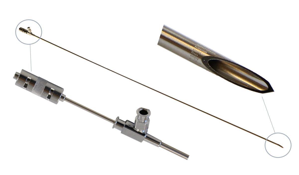 DOUBLE LUMEN NEEDLE 12G X25" FOR TRANSVAGINAL OOCYTE ASPIRA