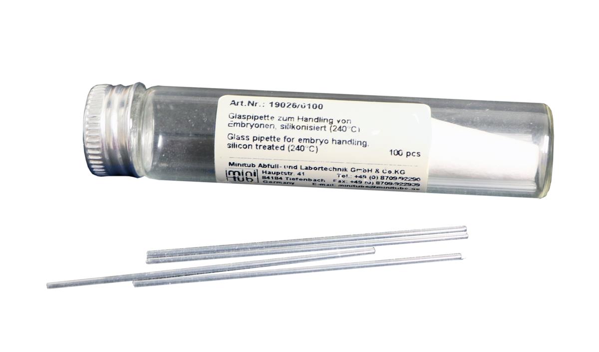 SILICONE TREATED GLASS PIPETTE 100/PACKAGE