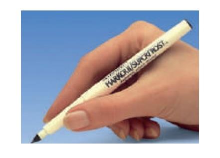 BLACK COLOR PEN, VERY FINE, FOR MARKING STRAWS