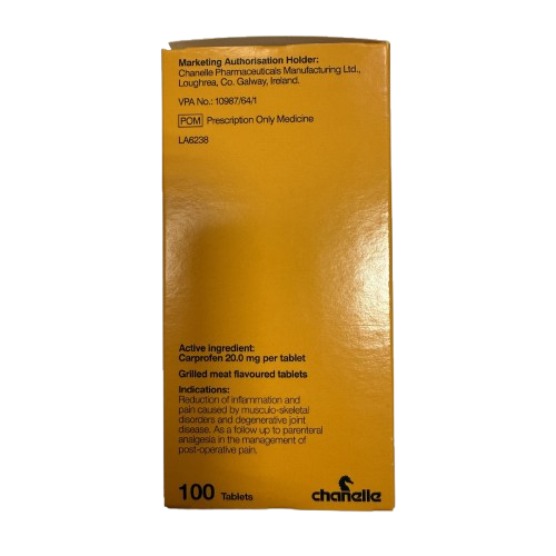 Canidryl® 20 mg (Carprofen) 100 Flavoured tablets