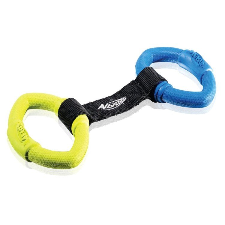 2-Ring Strap tug Green/Blue - Medium(13") - Shopivet.com