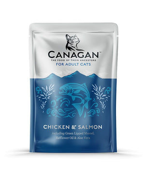 Canagan Chicken & Salmon Adult Wet Cat Food 85g Pouch - 85G