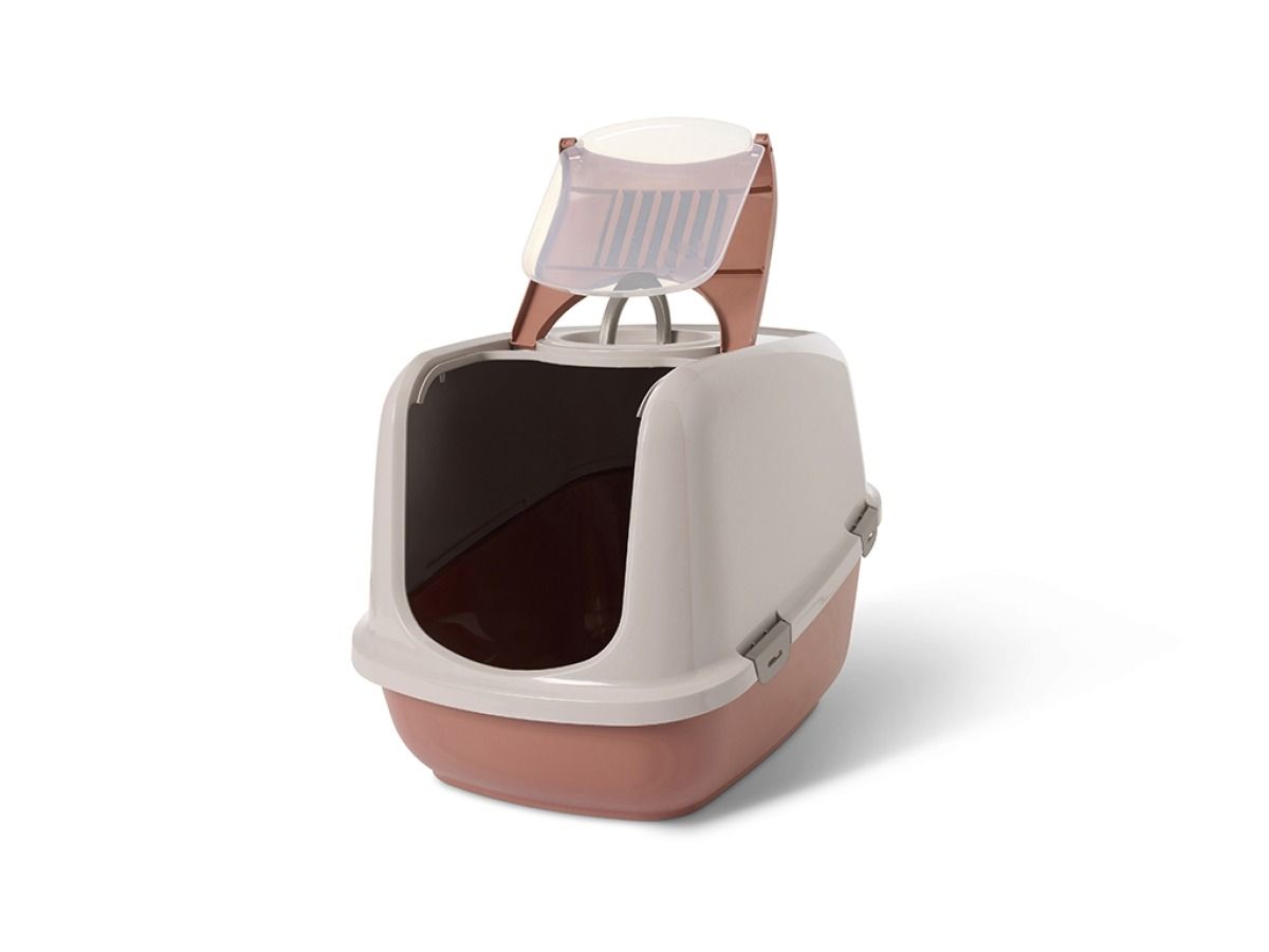 Savic Nestor Jumbo Cat Toilet Home - Red