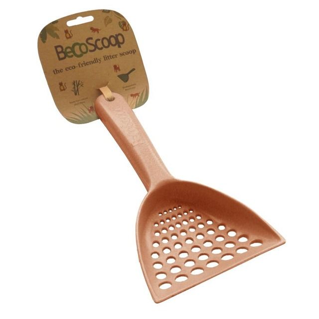 Beco Pets Cat Litter Scoop - BROWN