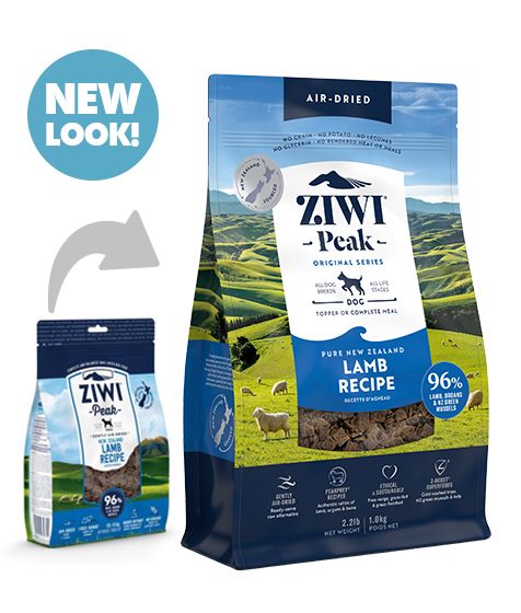 ZIWI Peak Air-Dried Lamb Recipe Dry Dog Food - 2.5KG