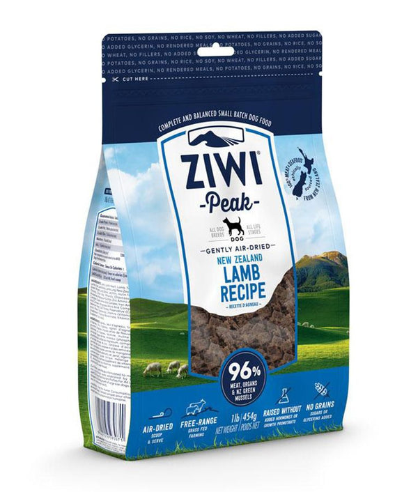 ZIWI Peak Air-Dried Lamb Recipe Dry Dog Food - 1KG