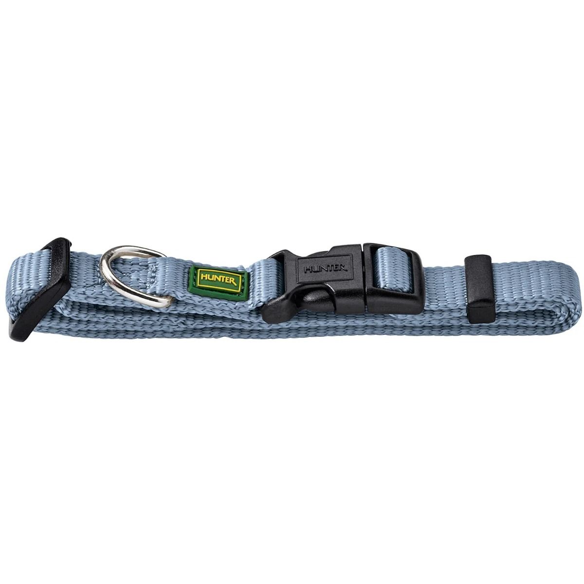 Hunter Vario Basic Nylon Dog Collar - Smoky Blue Small