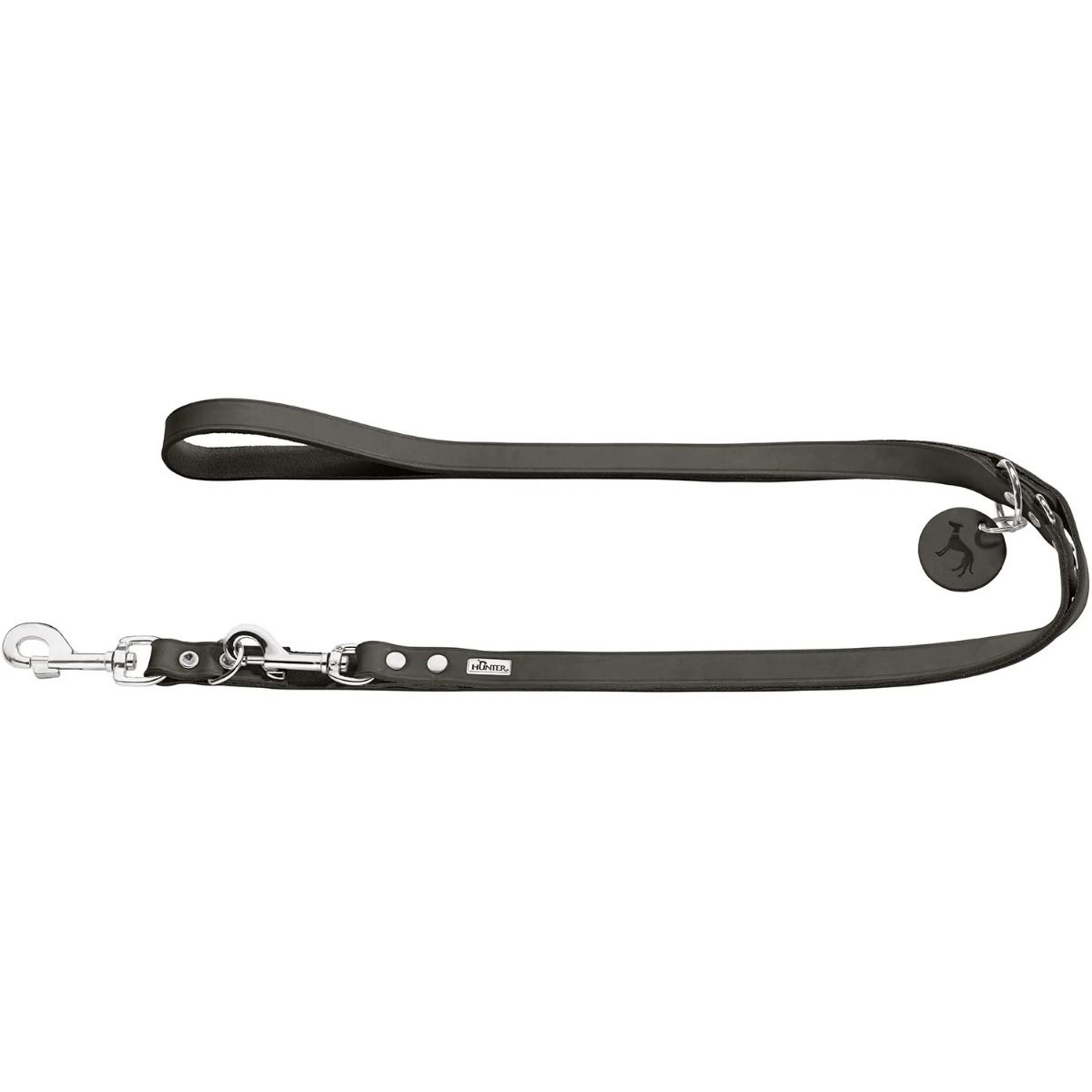 Hunter Cow Leather Training Dog Leash - Cognac 20/100
