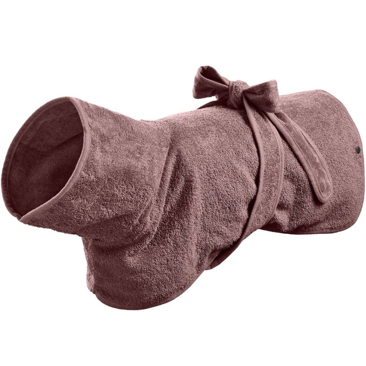 Hunter Riga Dog Bathrobe - Old Pink 30