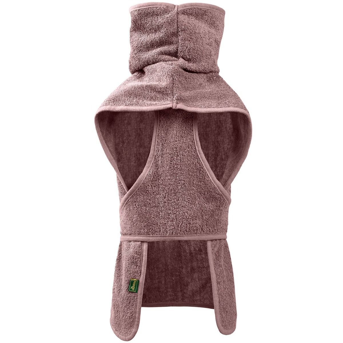Hunter Riga Dog Bathrobe - Old Pink 40