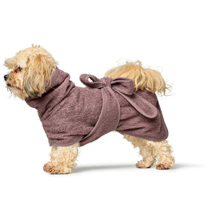 Hunter Riga Dog Bathrobe - Old Pink 30