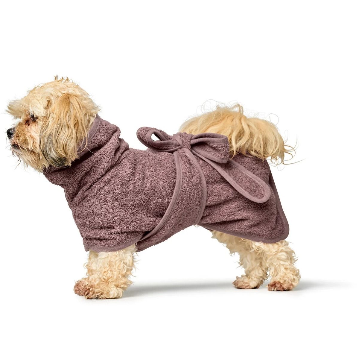 Hunter Riga Dog Bathrobe - Old Pink 40