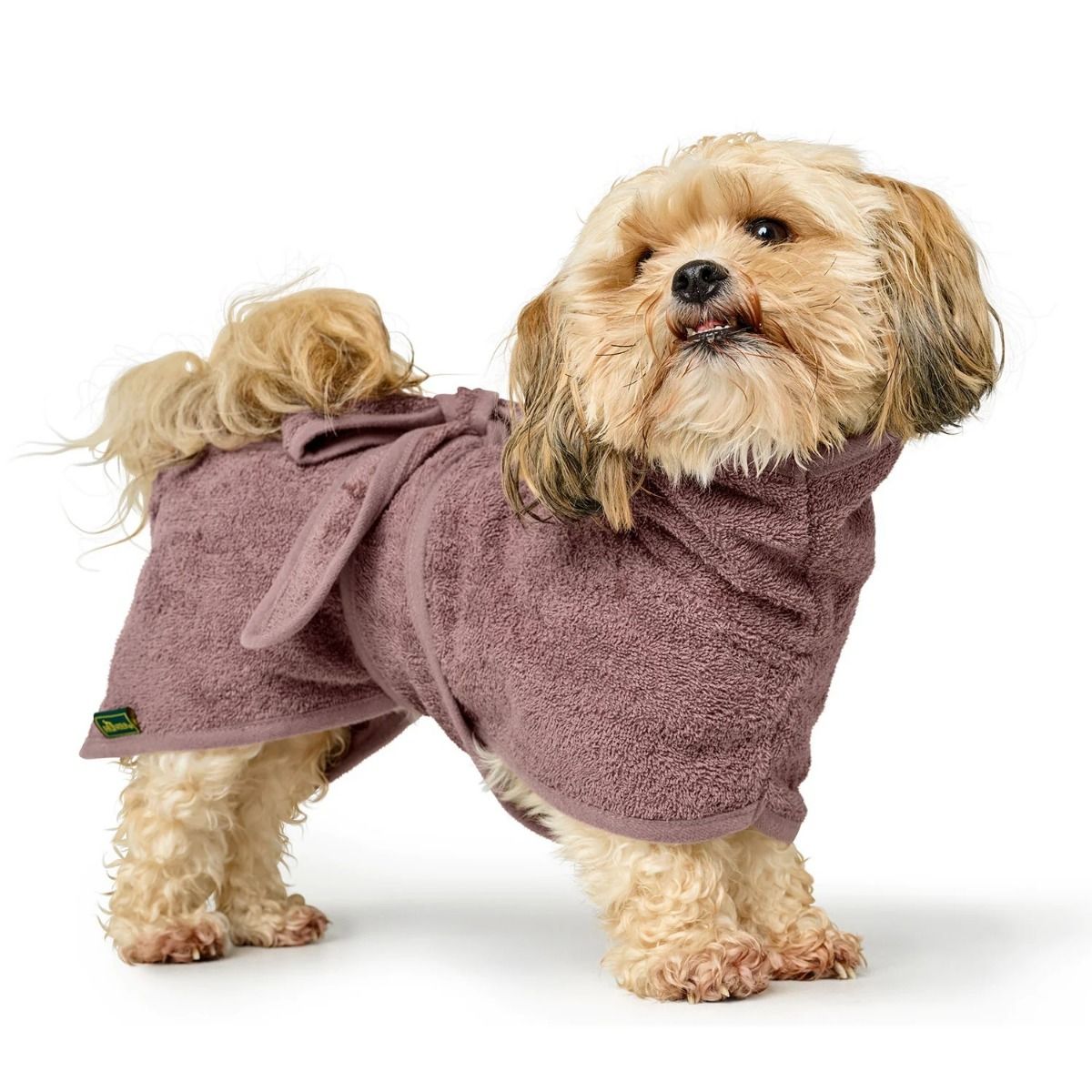 Hunter Riga Dog Bathrobe - Old Pink 40