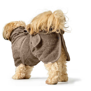 Hunter Riga Dog Bathrobe - Taupe 30
