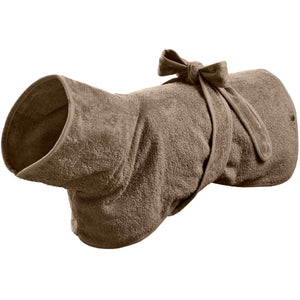 Hunter Riga Dog Bathrobe - Taupe 40