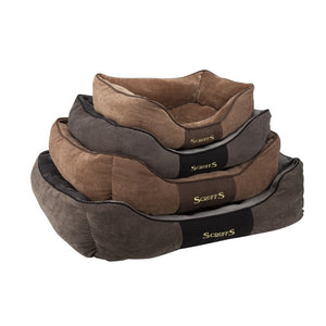Scruffs Chester Box Dog Bed - Grey SMALL