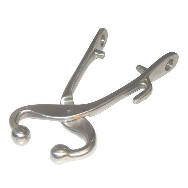 BULL LEAD WITH RUNNER 20CM STAINLESS STEEL