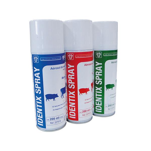 IDENTIX SPRAY RED 200ML MARKING SPRAY (X12)