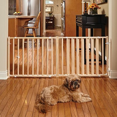 24″ Wood Extra - Wide Pet Gate - Shopivet.com