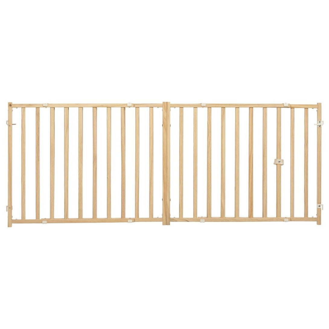 24″ Wood Extra - Wide Pet Gate - Shopivet.com