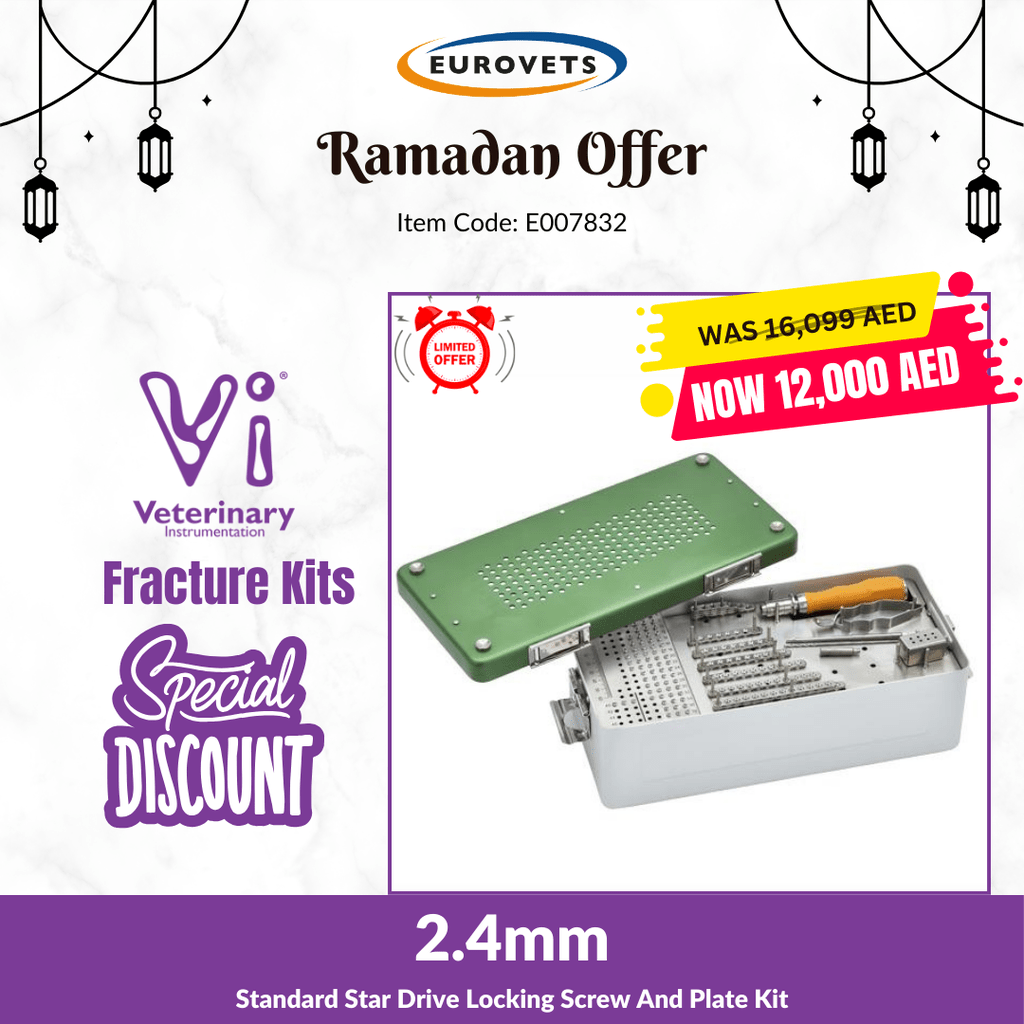 2.4mm Standard Star Drive Locking Screw and Plate Kit - Shopivet.com