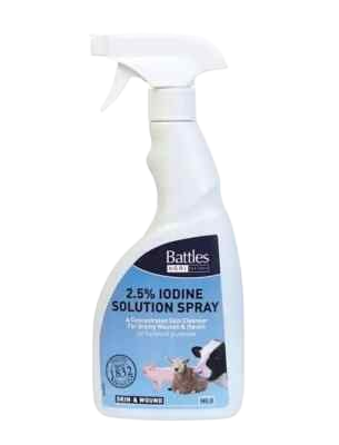 Battles Strong 2.5% Iodine Solution 500ml