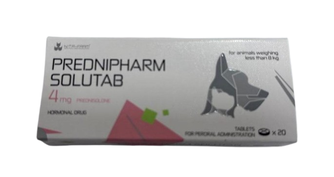 PREDNIPHARM Prednisolone 4mg 20 tablets