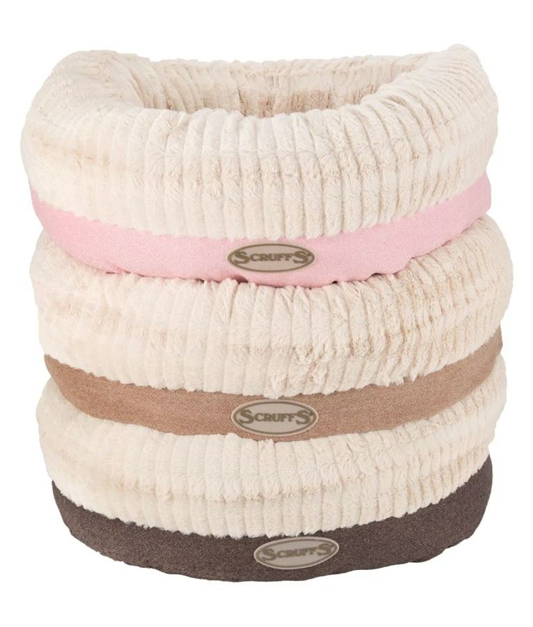 Scruffs Ellen Donut Dog Bed - Tan X-Large
