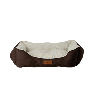 Scruffs Wilton Dog Box Bed - CHOCOLATE BROWN Small