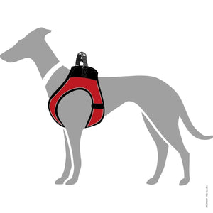 Hunter Hilo Comfort Dog Harness - RED XX-LARGE