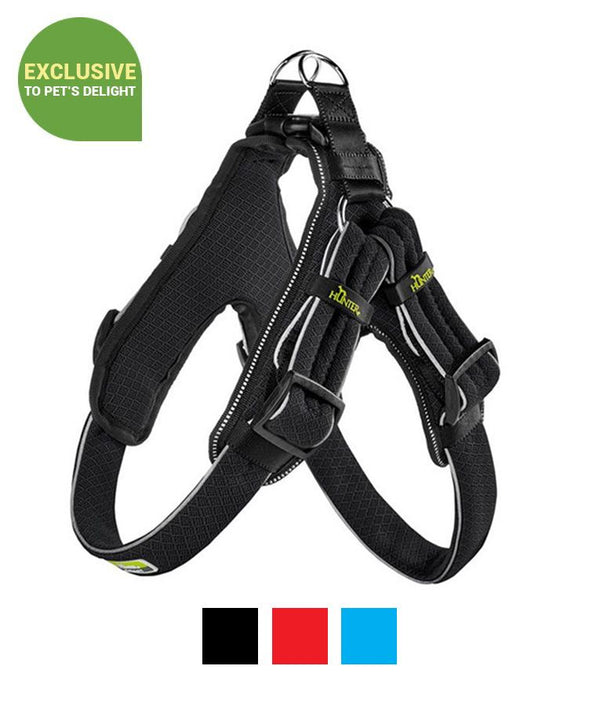 Hunter Manoa Vario Quick Light Dog Harness - Black Large