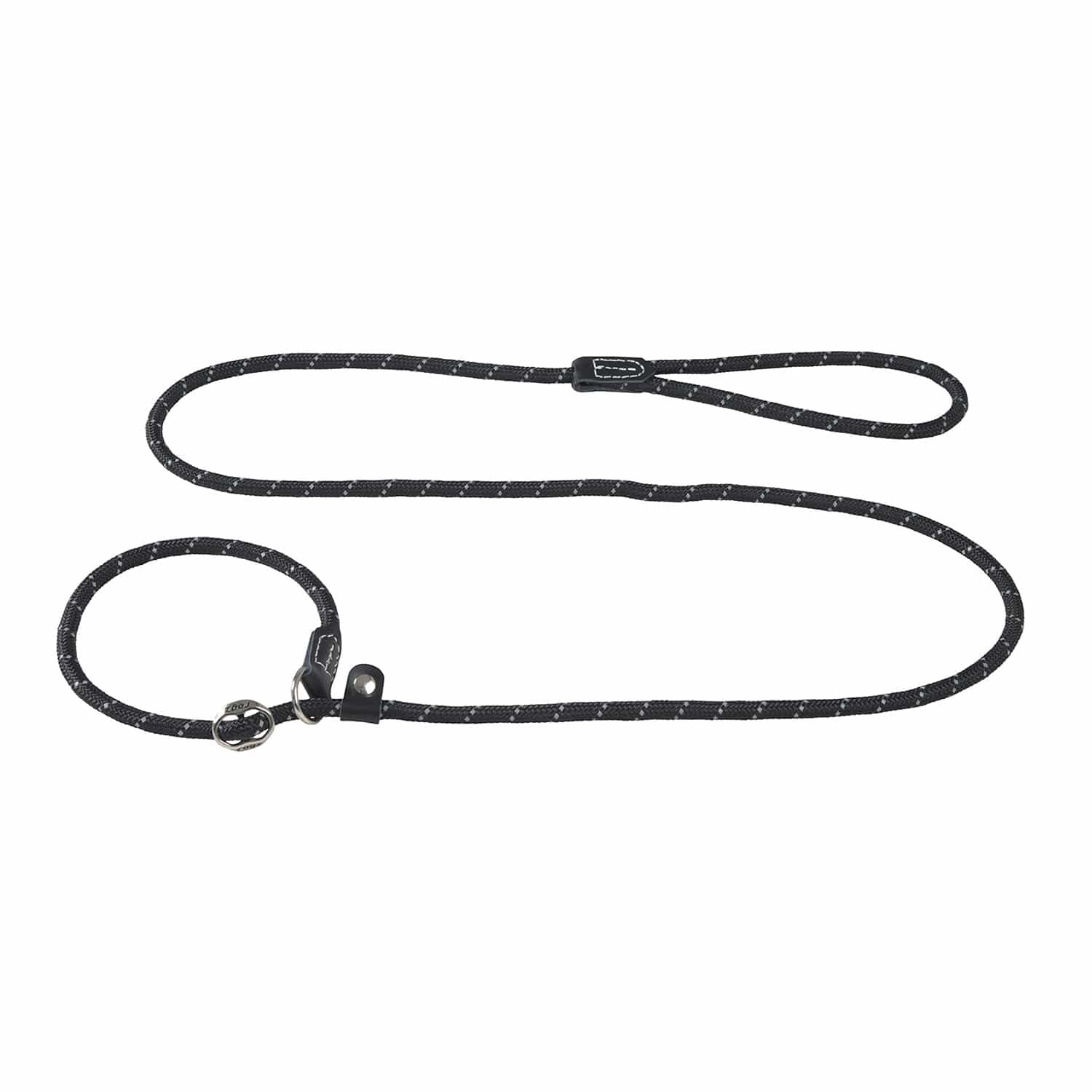 Rogz Rope Dog Leash - BLACK Medium