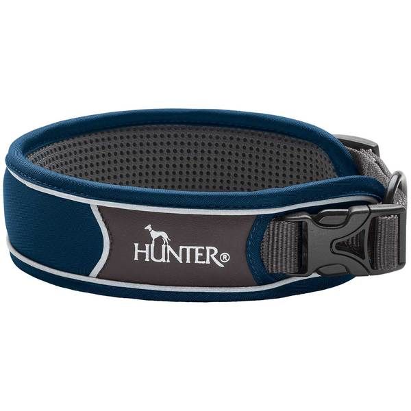 Hunter Divo Dog Collar  - Dark Blue Large