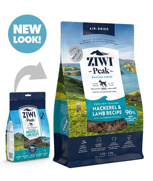 ZIWI Peak Air-Dried Mackerel & Lamb Recipe Dry Dog Food - 4kg