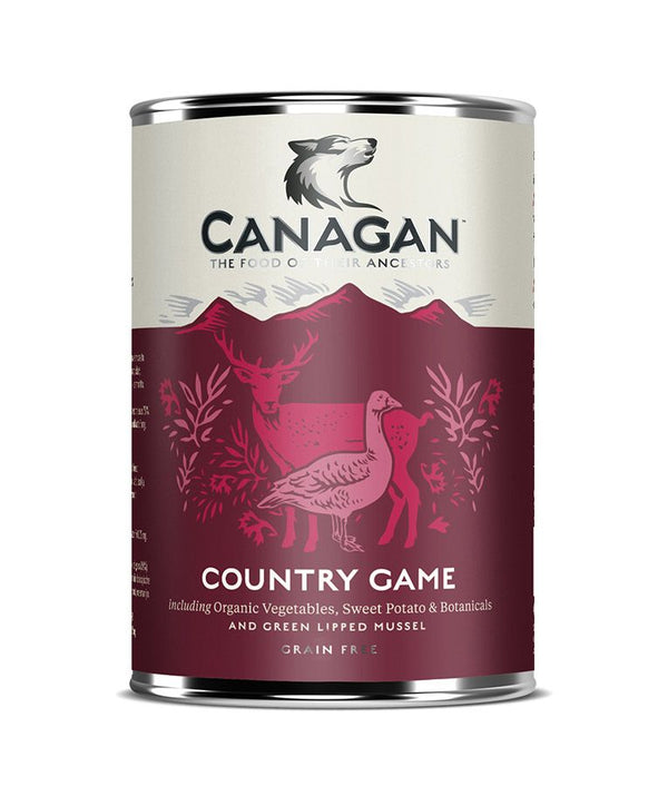 Canagan Country Game Wet Dog Food 400g Tin - 400g