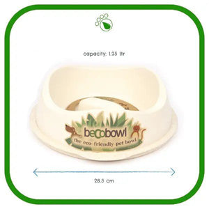 Beco Pets Eco-Friendly Slow Feed Bowl Dog Bowl - PINK
