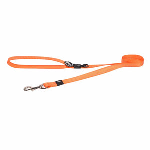 Rogz Utility Reflective Stitching Dog Leash - Orange M