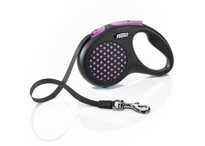 Flexi Design Tape Dog Leash - PINK LARGE