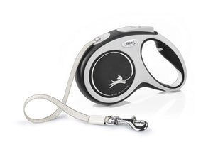 Flexi New Comfort Tape Dog Leash - BLACK L/8M