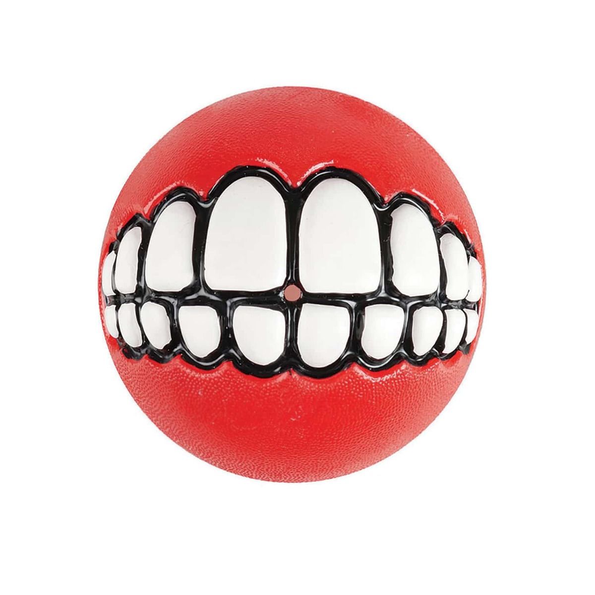 Rogz Grinz Ball Dog Toy - RED L