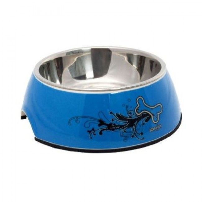Rogz Turquoise Chrome Bubble Dog Bowl - 160ML