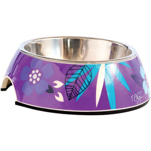 Rogz Purple Forest Bubble Dog Bowl - 350ML