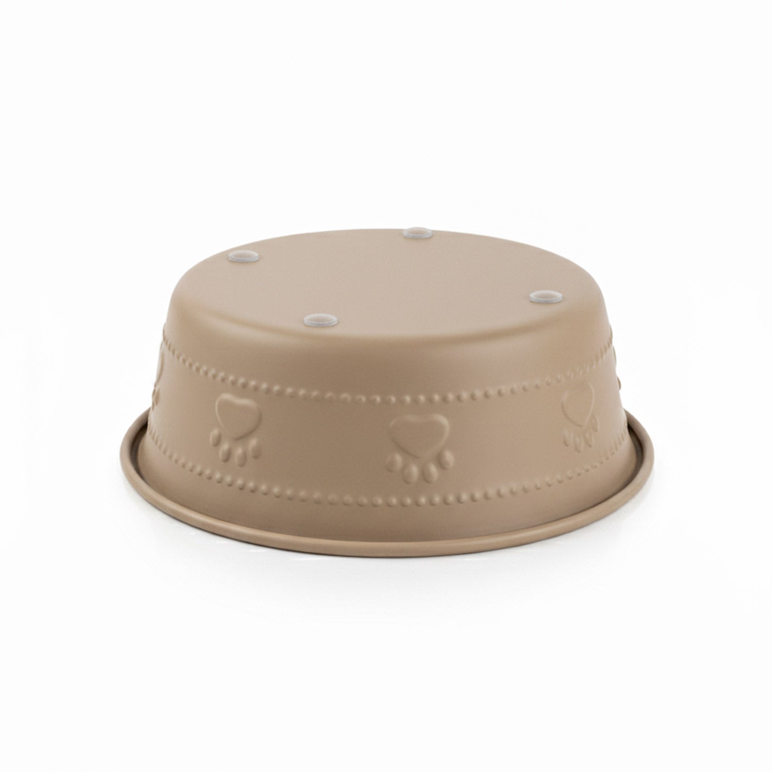 Premium Bowl Paw Embossed – Brown - 470 ML