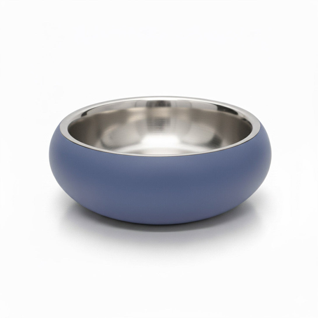 Double Wall Bowl Belly with Non-Slip Base –  Blue (1240 ml)
