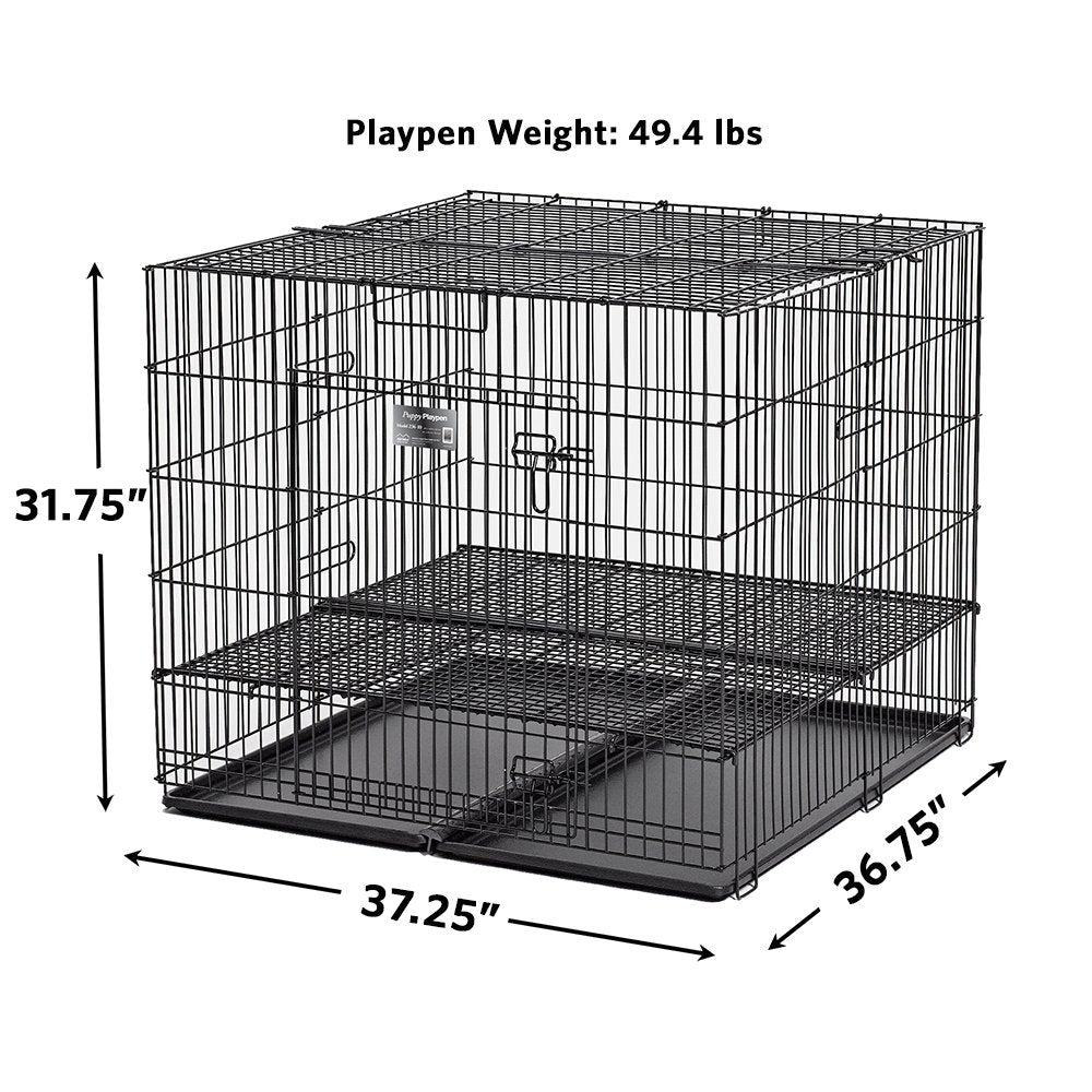 36″ Puppy Playpen (1/2″GRID) - Shopivet.com