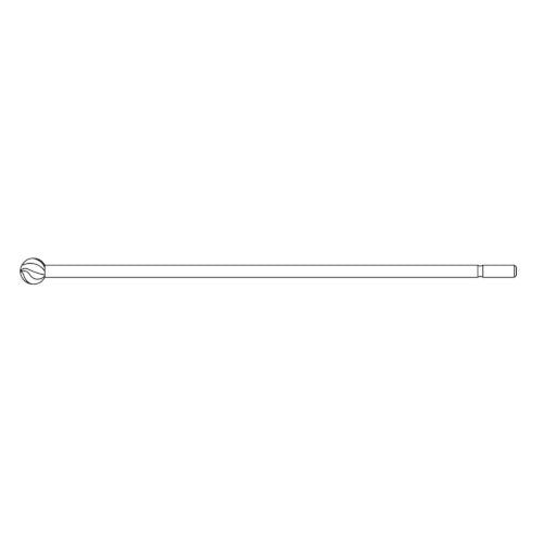 3mm Long Bur Carbide Round Non Sterile - Shopivet.com