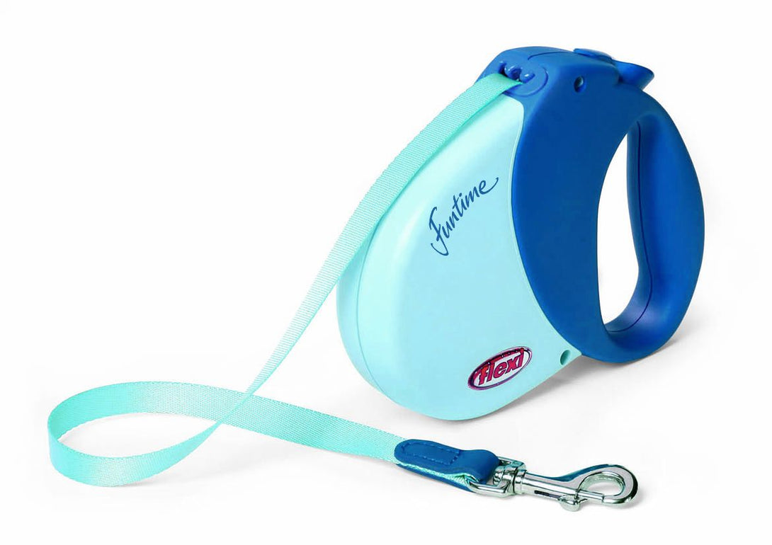 Flexi Funtime Retractable Dog Leash - BLUE XS