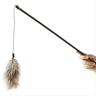 Flamingo Feather Boa Wand Cat Toy - 60CM