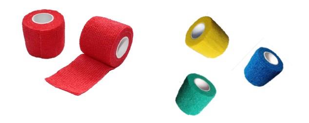 FIONIAVET COHESIVE ELASTIC BANDAGE 5.0 CM X 4.5 M, BLUE,