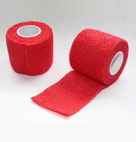 FIONIAVET COHESIVE BANDAGE 10 CM X 4.5 M, RED, 10/PK